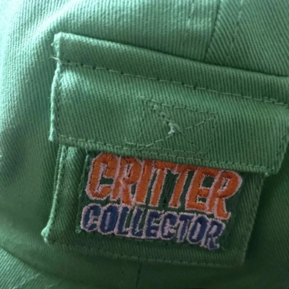 Critter Bug Themed Toddlers Unisex Green Adjustable Baseball Cap Sun Hat 2T-6T - Picture 2 of 7